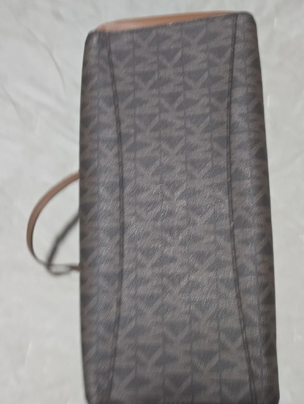 NEW Michael Kors Brown and Tan MK Signature Tote